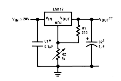 Схема LM317